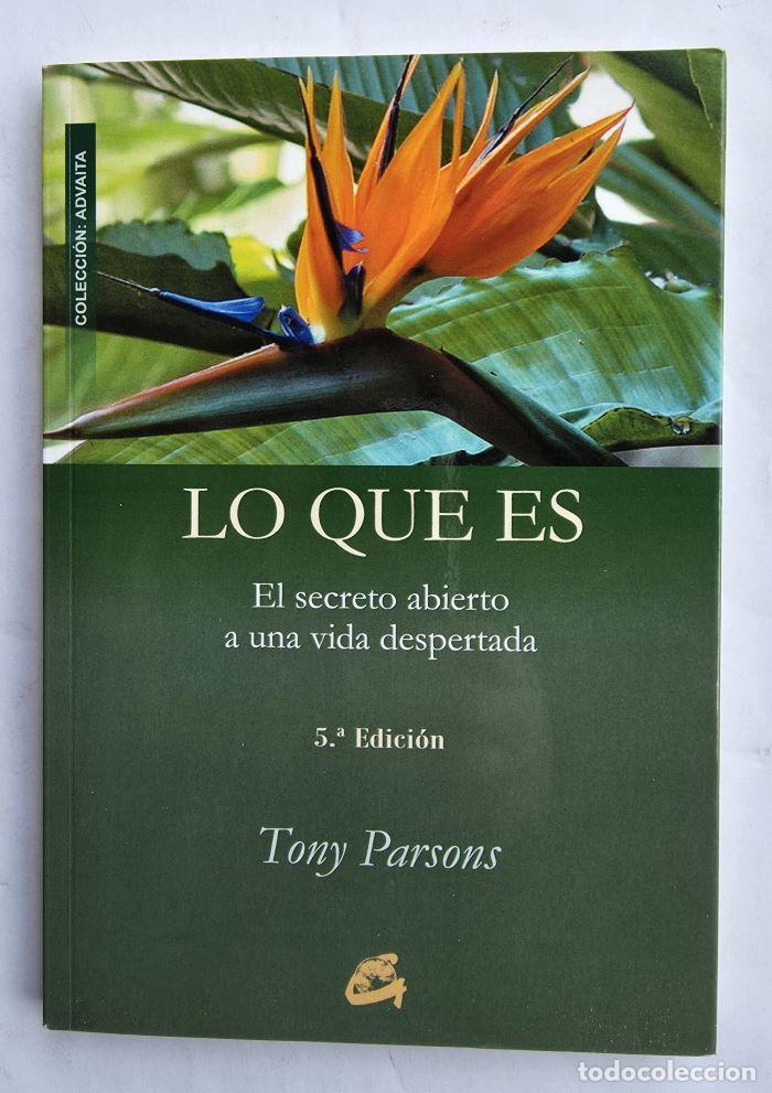 Livres: LO QUE ES. EL SECRETO ABIERTO A UNA VIDA DESPERTADA - Tony Parsons