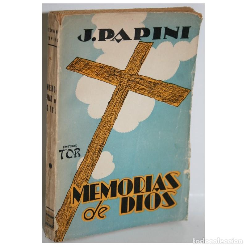 Livros em segunda m&atilde;o: MEMORIAS DE DIOS Y LA VIDA DE NADIE - PAPINI, Giovanni