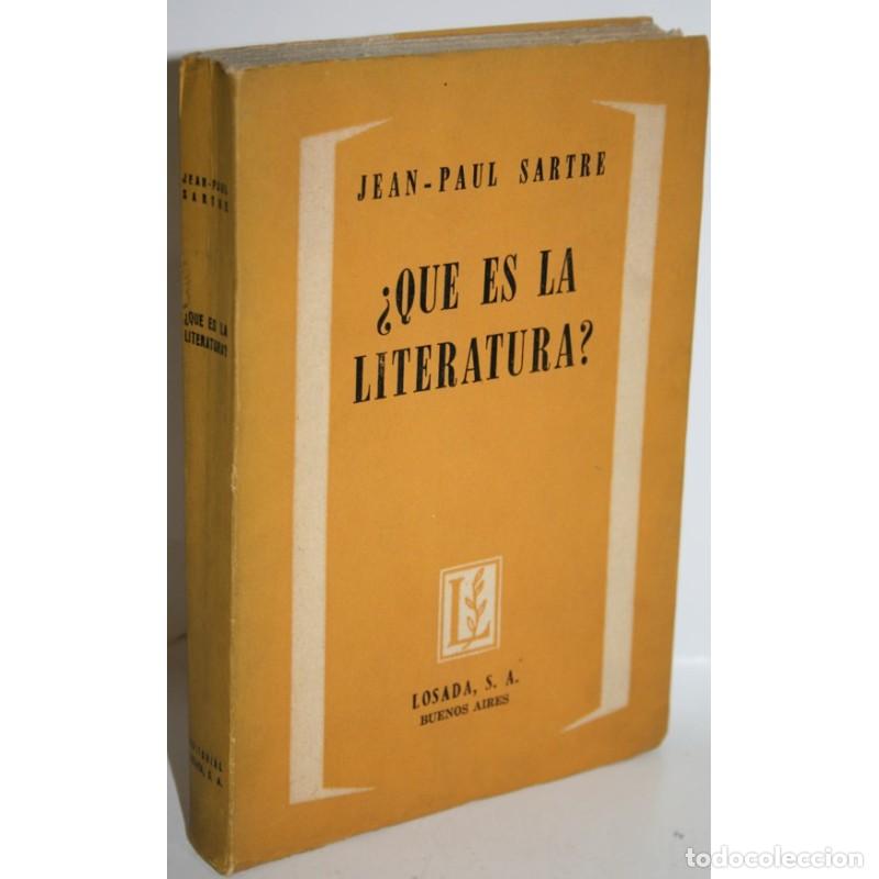 Livros em segunda m&atilde;o: &iquest;QU&Eacute; ES LA LITERATURA? - SARTRE, Jean Paul