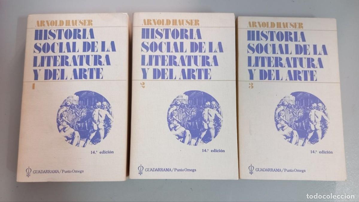 Libros: Historia social de la literatura y el arte. (3 vol.). - HAUSER, Arnold: