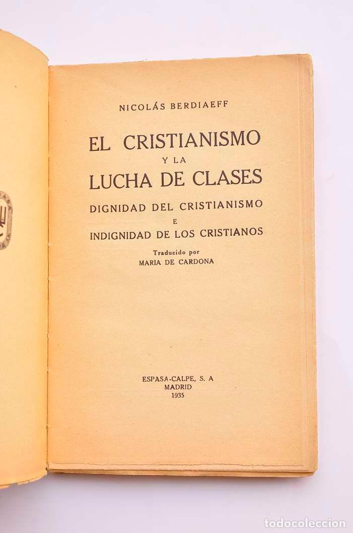 Libros: El cristianismo y la lucha de clases - BERDIAEFF, Nicolas - Foto 2