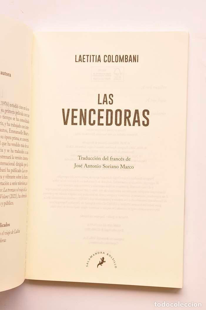 Libros: Las vencedoras - COLOMBANI, Laetitia - Foto 2