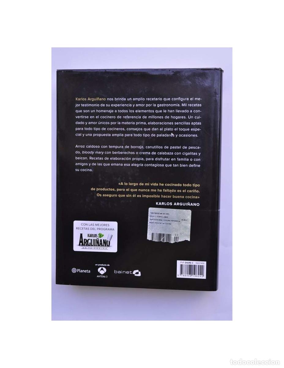Libros: 1000 recetas de oro - ARGUI&Ntilde;ANO, Karlos - Foto 6