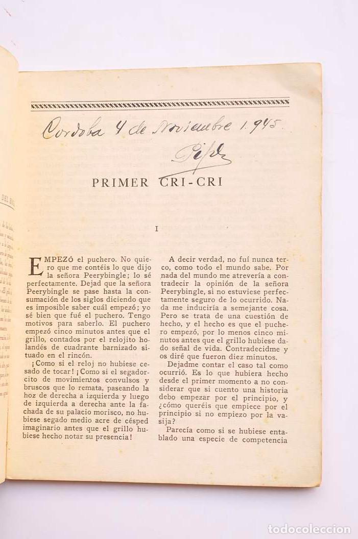Libros: El grillo del hogar - DICKENS, Charles - Foto 3
