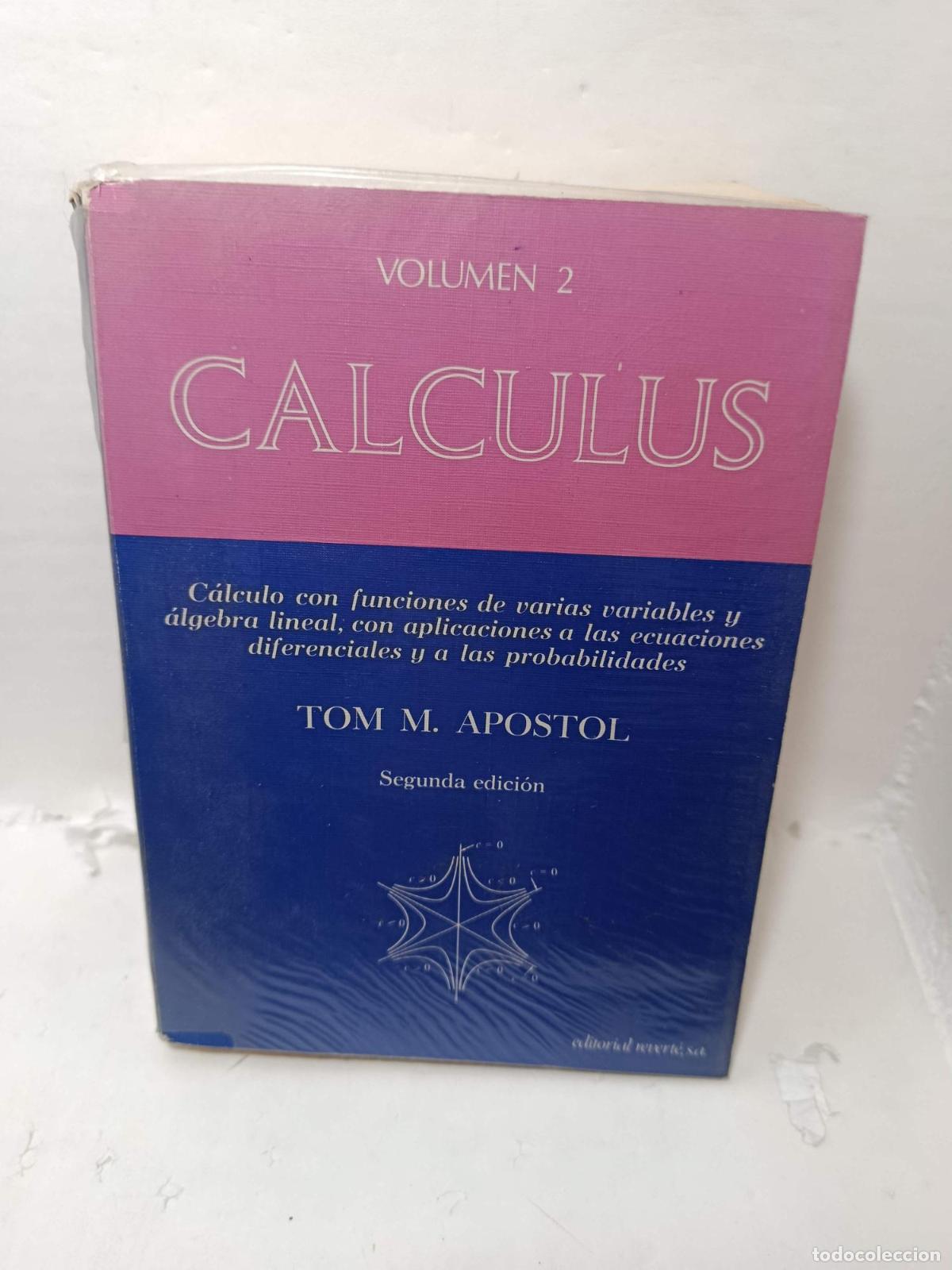 books: CALCULUS II, Vol. 2 - APOSTOL, TOM