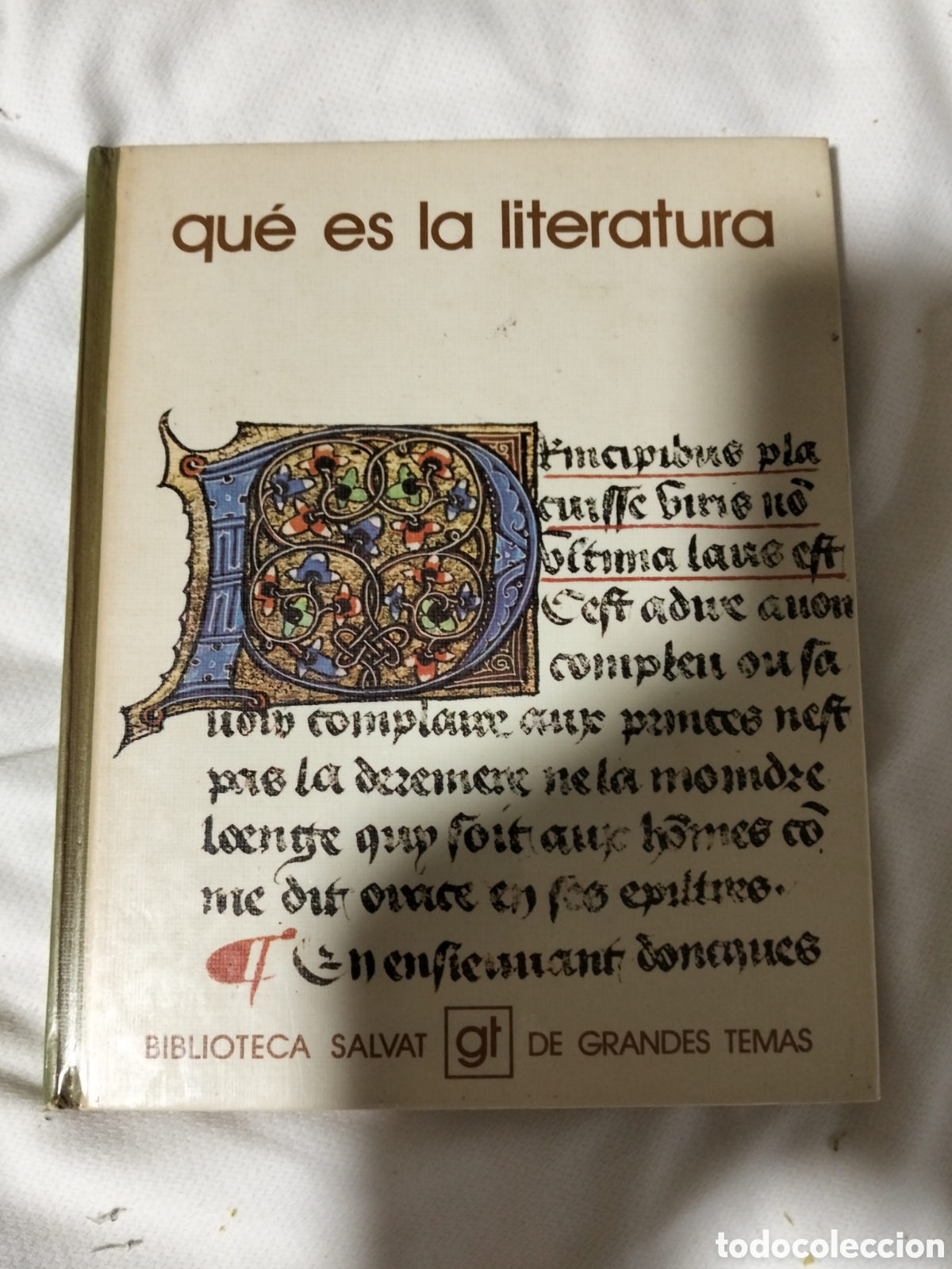 Libros: isbn 8434574535. Qu&eacute; es la literatura. Biblioteca salvat