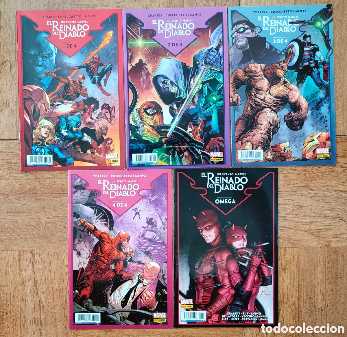 Libri di seconda mano: El Reinado del Diablo � 4 N&uacute;meros � Completa + Omega � Panini - Zdarsky / Checchetto / Menyz