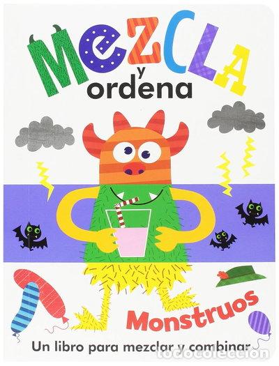 Libros: Mezcla y ordena monstruos- 9788497867979