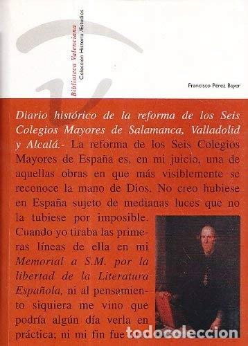 Libri di seconda mano: Diario hist&oacute;rico de la reforma de los seis colegios mayores de Salamanca, Val...- 9788448228583