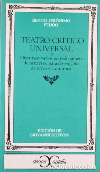 Libros: Teatro cr&iacute;tico universal- 9788470394690