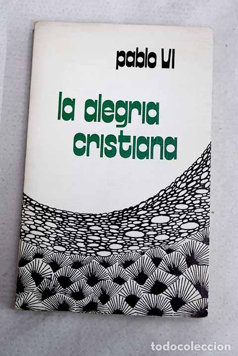 Libros: La alegr&iacute;a cristiana