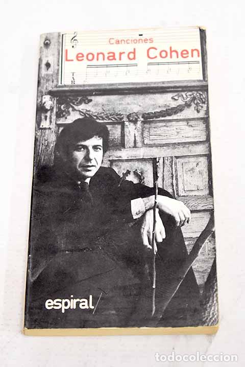 Libros: Canciones: Cohen, Leonard.- Cohen, Leonard
