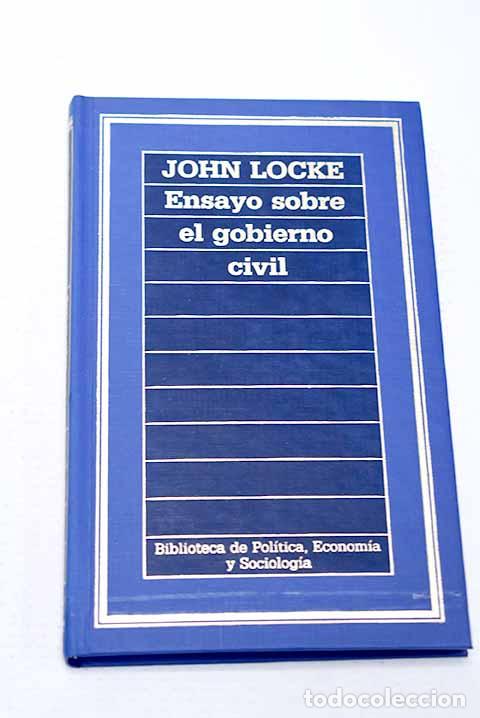 Libros: Ensayo sobre el gobierno civil.- Locke, John