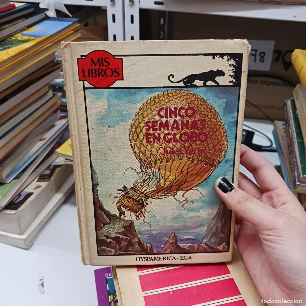 Libros: Cinco semanas en globo - Julio Verne