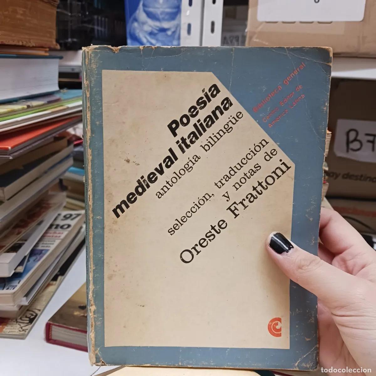 Libri di seconda mano: Poesia medieval italiana (det.) - Oreste Frattoni