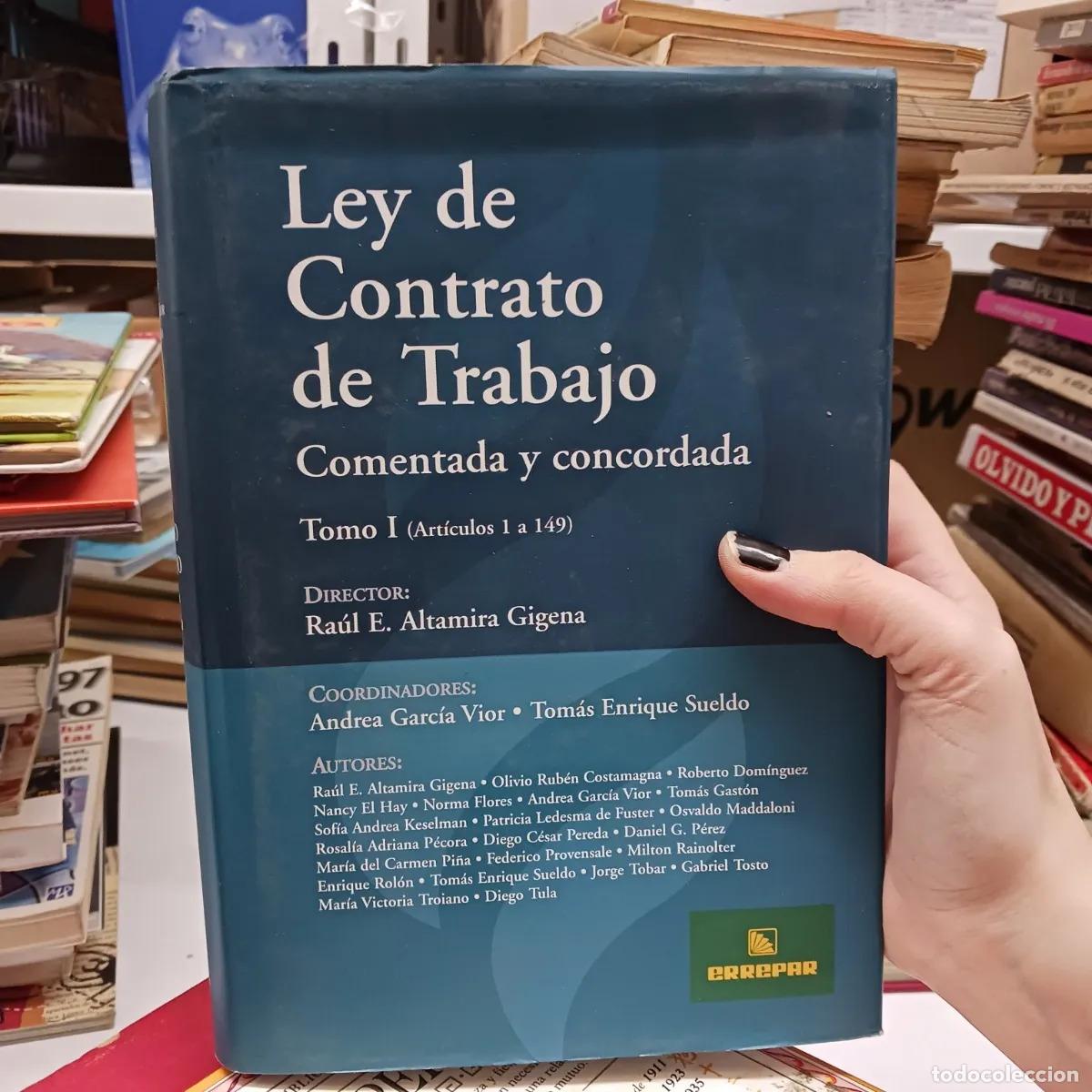 Libros: Ley de contrato de trabajo tomo 1 - VVAA