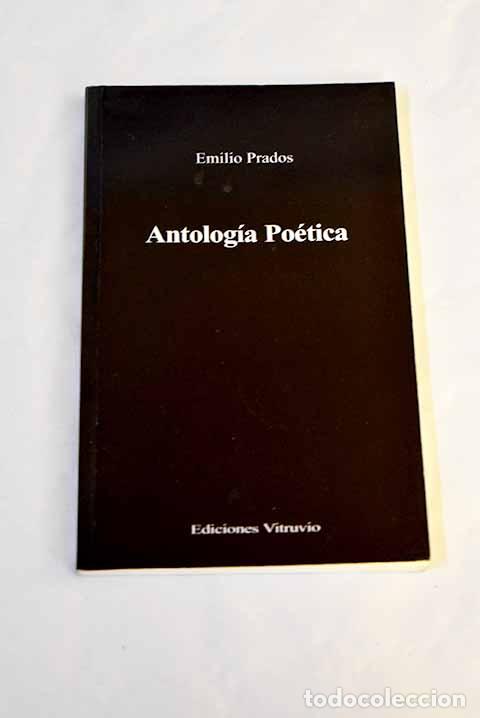 books: Antolog&iacute;a po&eacute;tica: Prados, Emilio.- Prados, Emilio