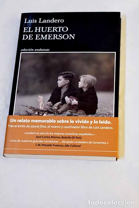 Libros: El huerto de Emerson.- Landero, Luis