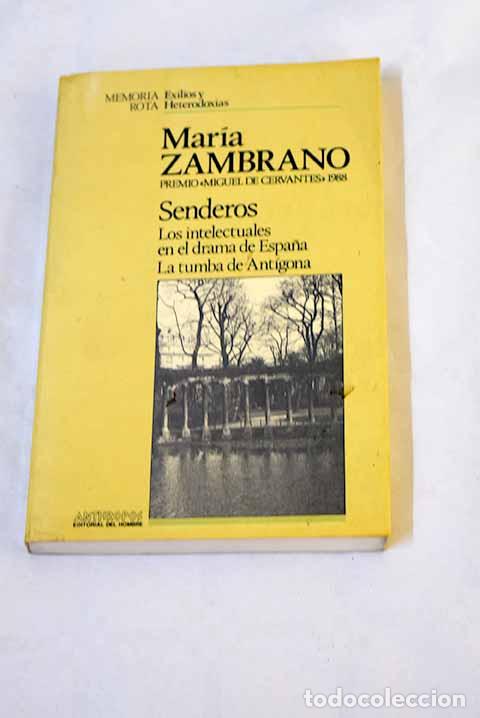 Libros: Senderos: Zambrano, Mar&iacute;a.- Zambrano, Mar&iacute;a