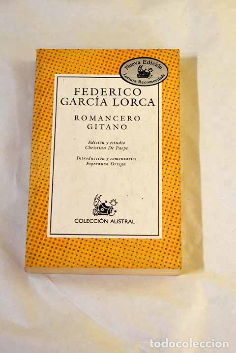 Libros: Romancero gitano: Garc&iacute;a Lorca, Federico.- Garc&iacute;a Lorca, Federico