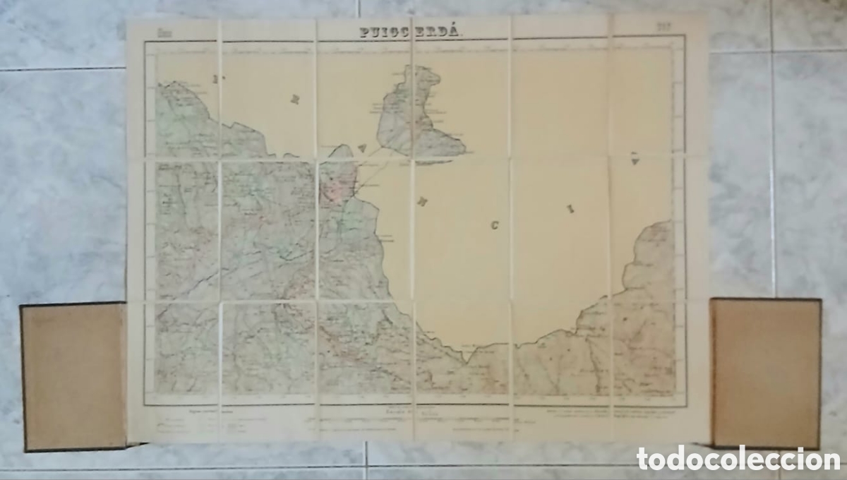 Libros: Mapa Puigcerd&agrave; en tela, desplegable - Foto 2