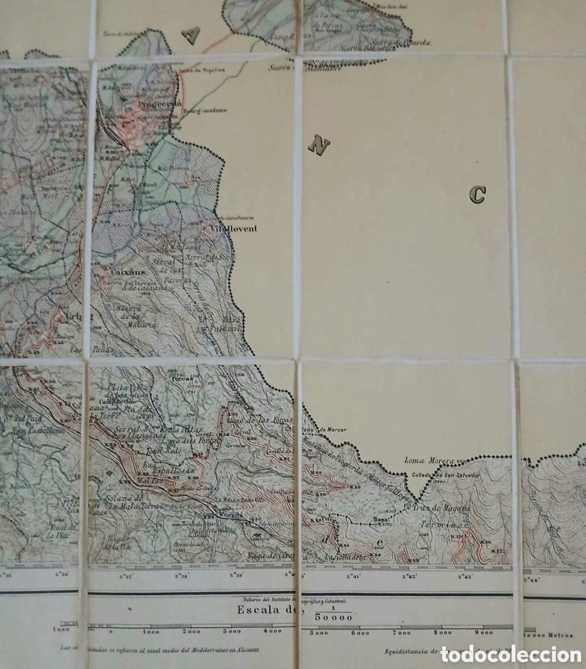 Libros: Mapa Puigcerd&agrave; en tela, desplegable - Foto 5