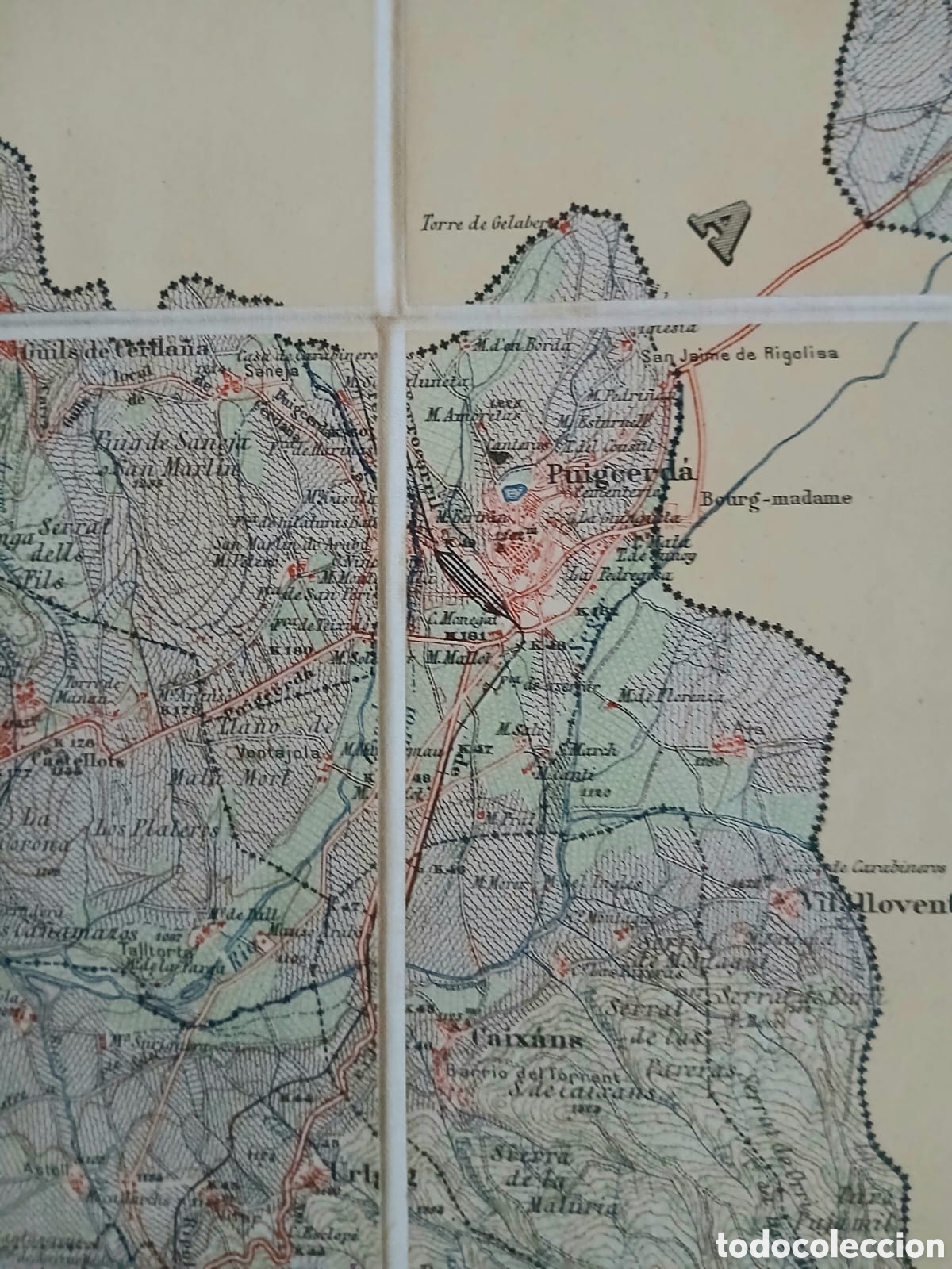 Libros: Mapa Puigcerd&agrave; en tela, desplegable - Foto 7