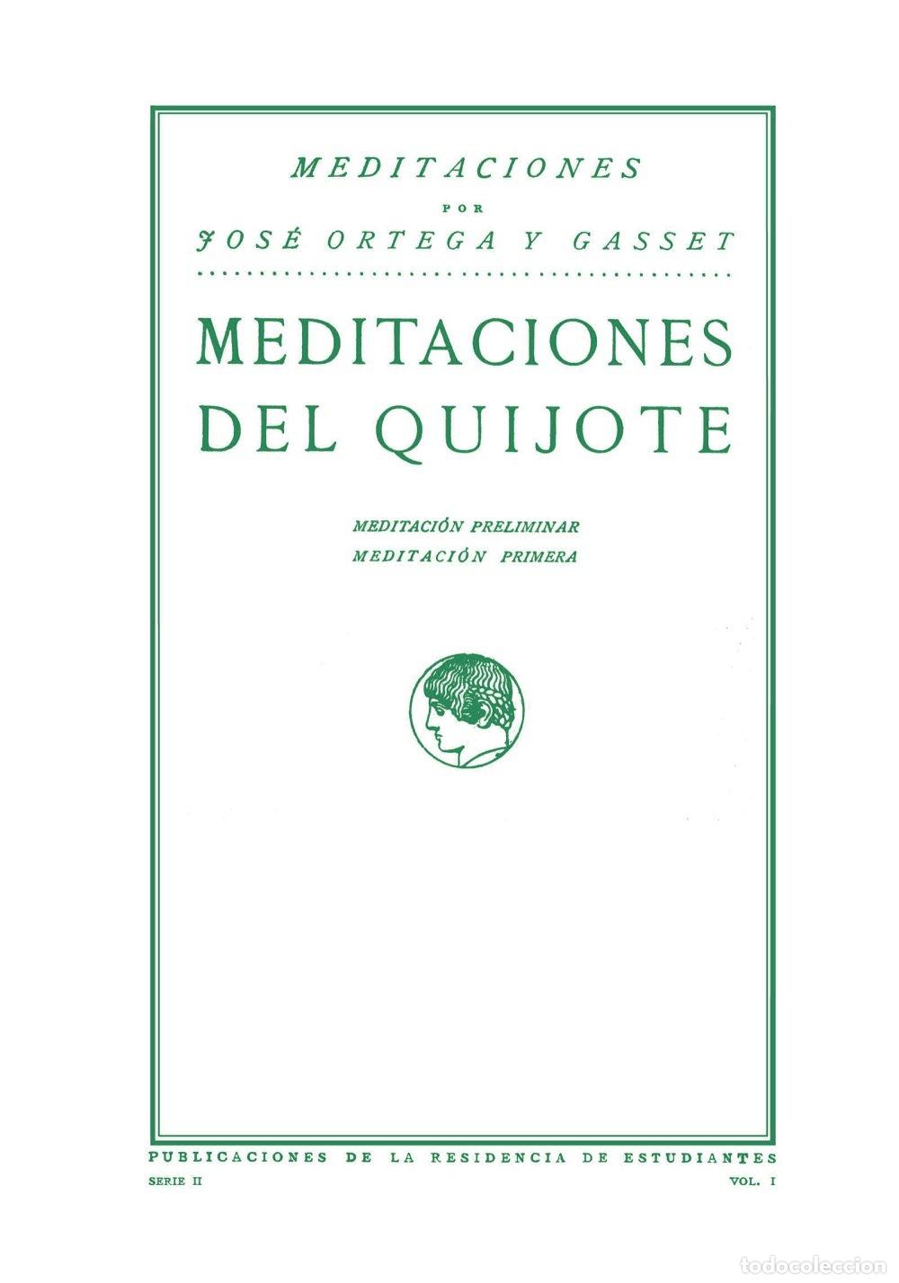 Libros: Meditaciones del Quijote. Edici&oacute;n conmemorativa del centenario (1914-2014) - Ortega y Gasset, Jos&eacute;