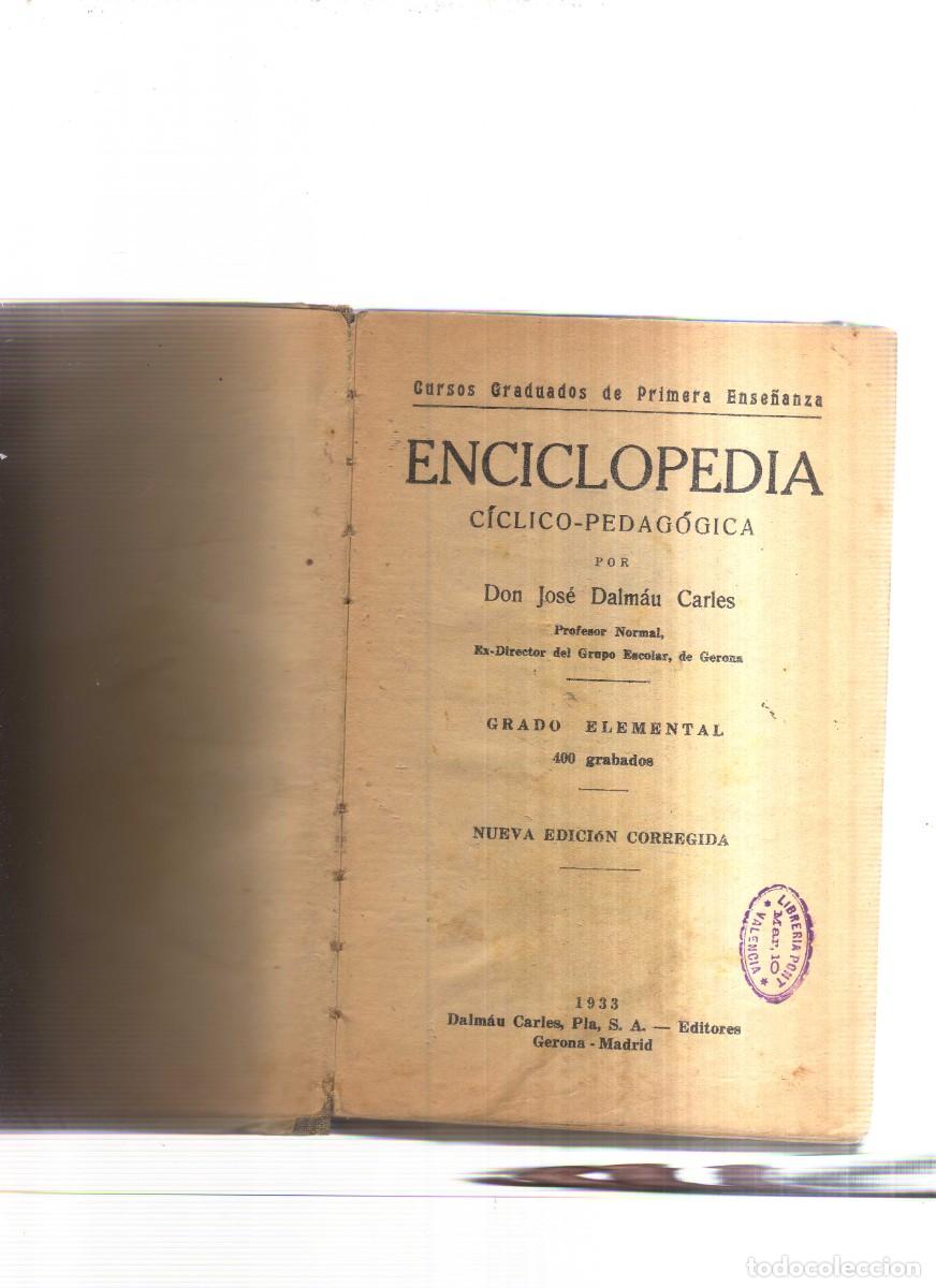 Libros: ENCICLOPEDIA GRADO ELEMENTAL CICLICO-PEDALOGICA - Foto 2