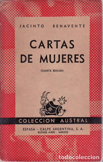 Libros: BENAVENTE, Jacinto.- - Cartas de mujeres. - Foto 1