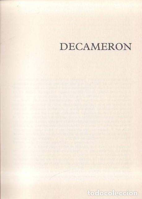 Libros: BOCCACIO, Giovanni.- - Decameron. Novela. - Foto 1