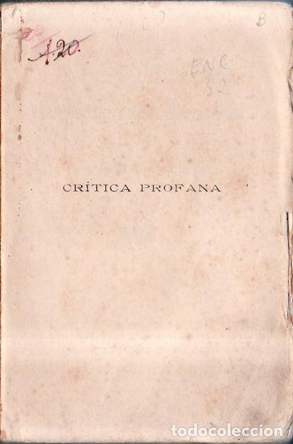 Libros: CASARES, Julio.- - Cr&iacute;tica profana (Valle-Inclan, Azor&iacute;n, Ricardo Le&oacute;n).