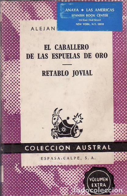B&uuml;cher: CASONA, Alejandro.- - El caballero de las espuelas de oro. Retablo jovial.