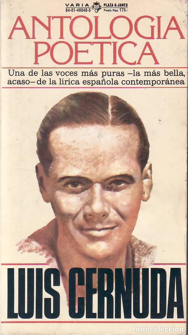 Libros: CERNUDA, Lu&iacute;s.- - Antolog&iacute;a po&eacute;tica. - Foto 1