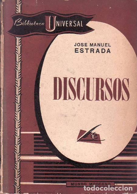 Libros: ESTRADA, Jos&eacute; Manuel.- - Discursos. - Foto 1