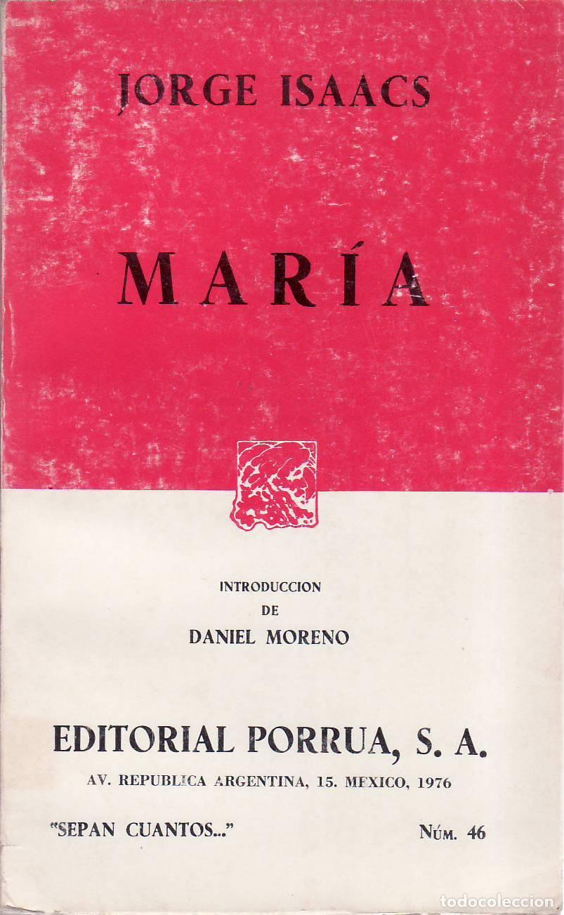 Libros: ISAACS, Jorge.- - Mar&iacute;a. Introducci&oacute;n de Daniel Moreno. - Foto 1