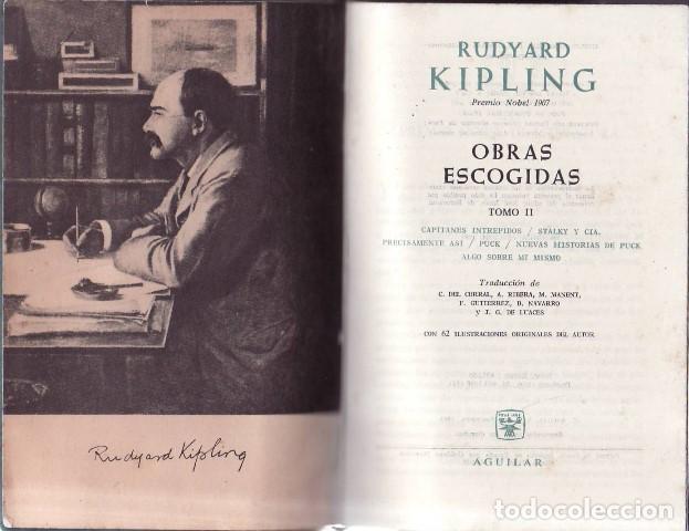 Libros: KIPLING, Rudyard.- - Obras escogidas. - Foto 1