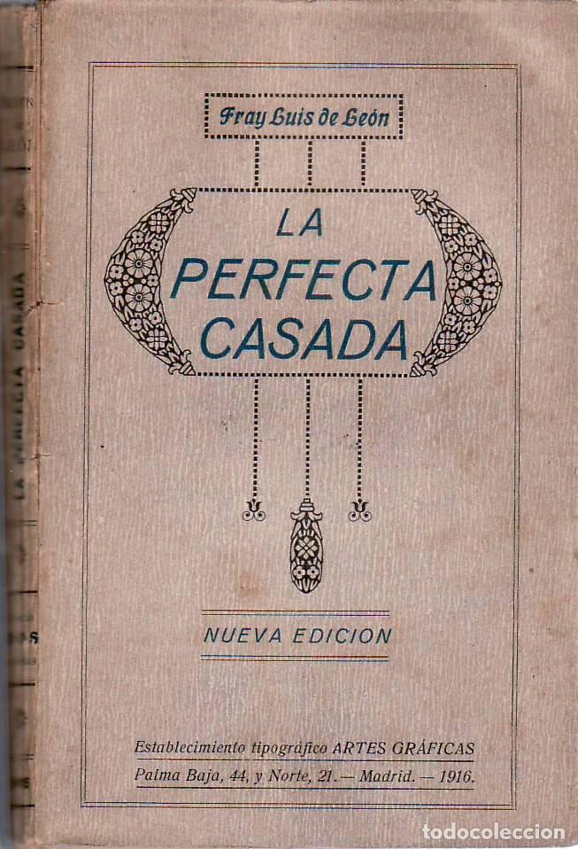 Libros: LEON, Fray Luis de.- - La perfecta casada. - Foto 1