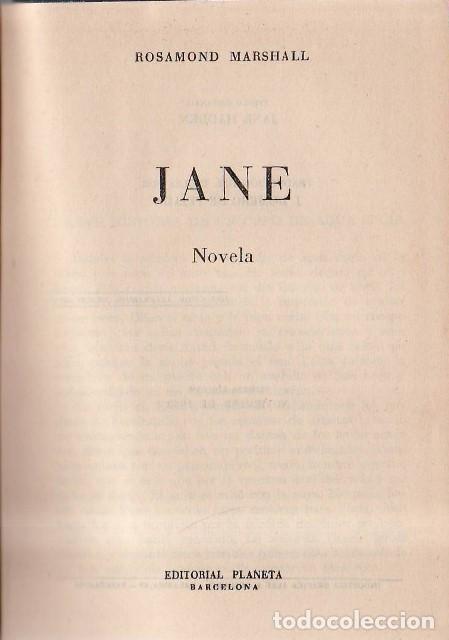 Livros em segunda m&atilde;o: MARSHALL, Rosamond.- - Jane. Novela. Traducci&oacute;n de J. Romero de Tejada.
