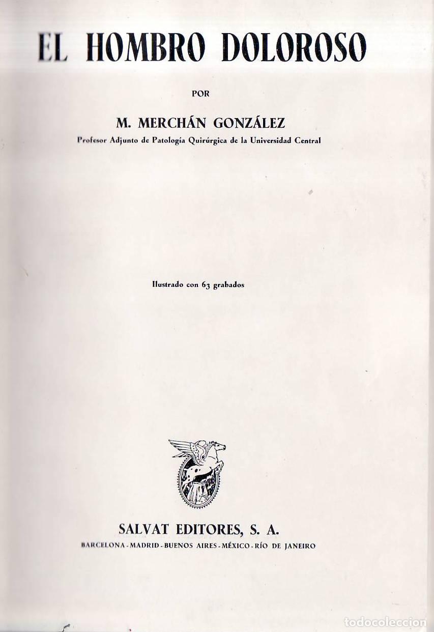 Libros: MERCHAN GONZALEZ, M.- - El hombro doloroso. - Foto 1