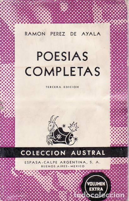 Libros: PEREZ DE AYALA, Ram&oacute;n.- - Poes&iacute;as completas. - Foto 1