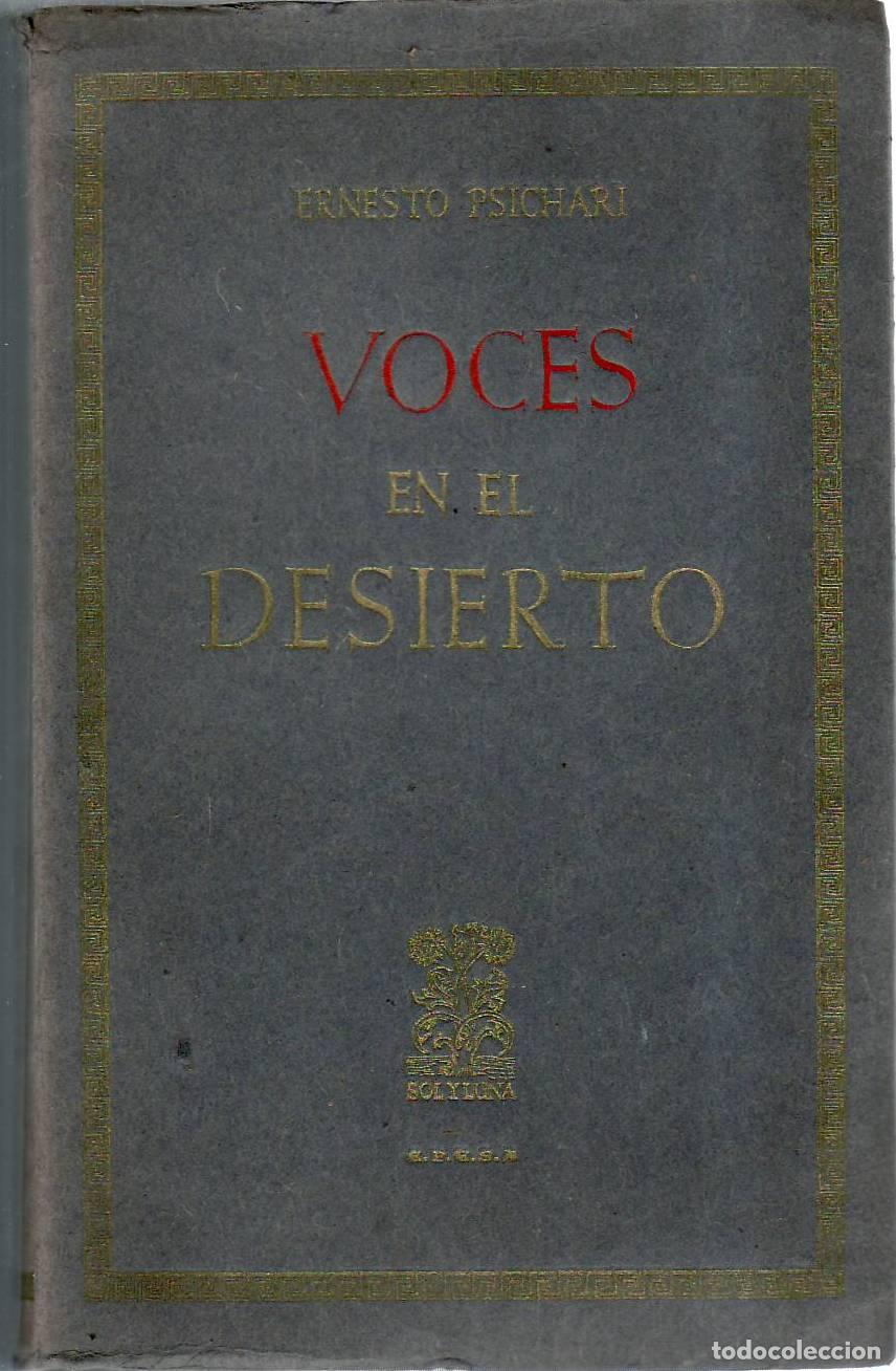 Libri di seconda mano: PSICHARI, Ernesto.- - Voces en el desierto. Novela.