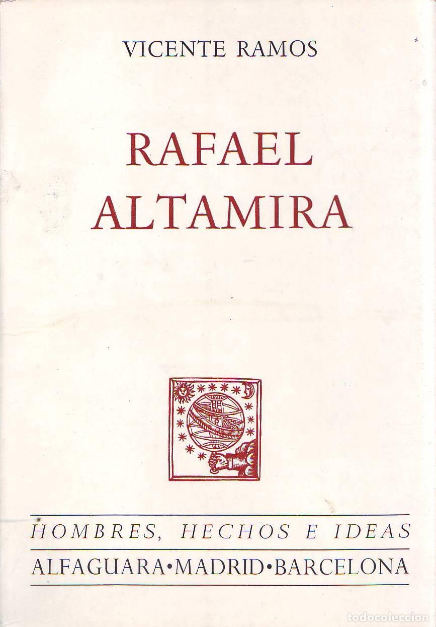 Libros: RAMOS, Vicente.- - Rafael Altamira. - Foto 1