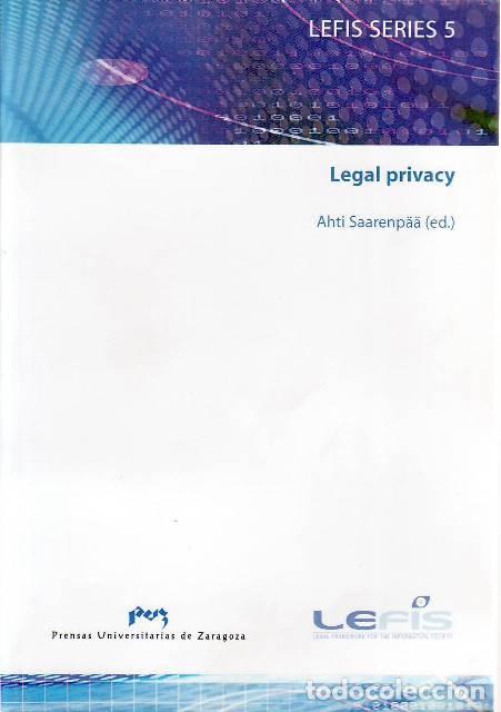 B&uuml;cher: SAARENP&Auml;&Auml;, Ahti (Ed.).- - Legal privacy.