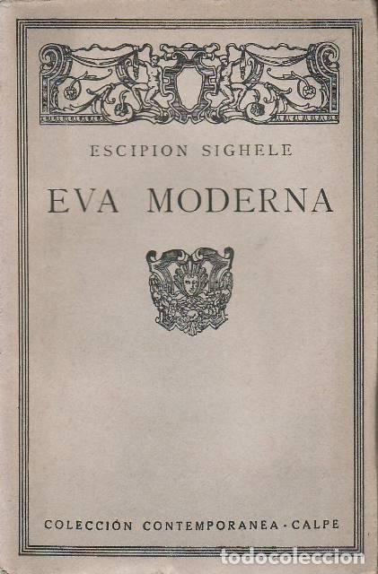 B&uuml;cher: SIGHELE, Escipion.- - Eva moderna. Traducci&oacute;n directa del italiano por Crist&oacute;bal de Castro.