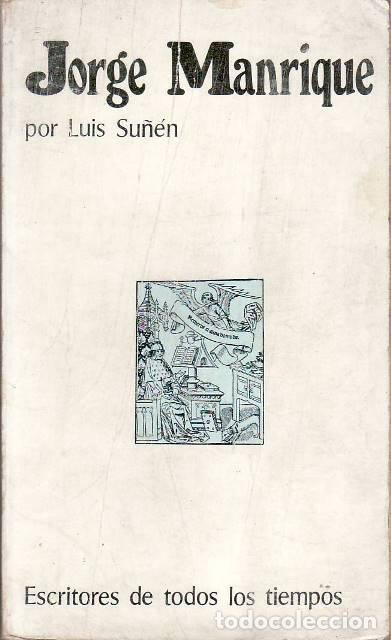 Libros: SU&Ntilde;&Eacute;N, Luis.- - Jorge Manrique. - Foto 1