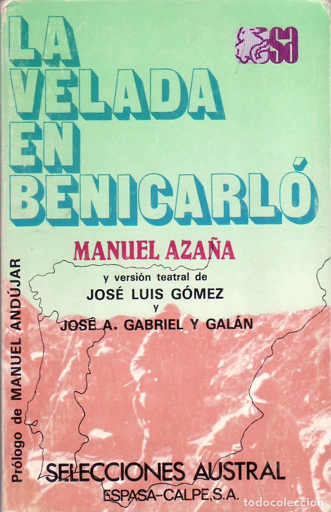 Libros: AZA&Ntilde;A, Manuel.- - La velada en Benicarl&oacute;. - Foto 1