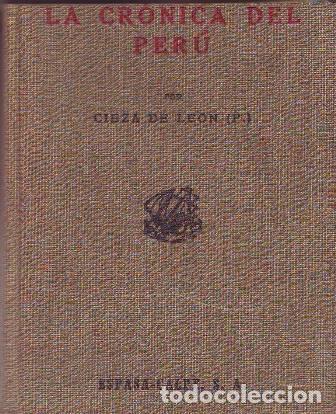 Libros: CIEZA DE LEON, Pedro.- - Cr&oacute;nica del Per&uacute;. - Foto 1