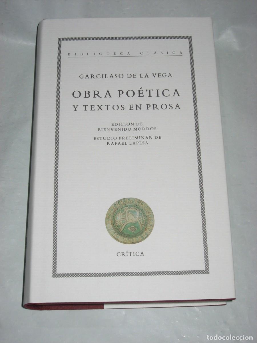 Libros: OBRA PO&Eacute;TICA Y TEXTOS EN PROSA - Garcilaso de la Vega