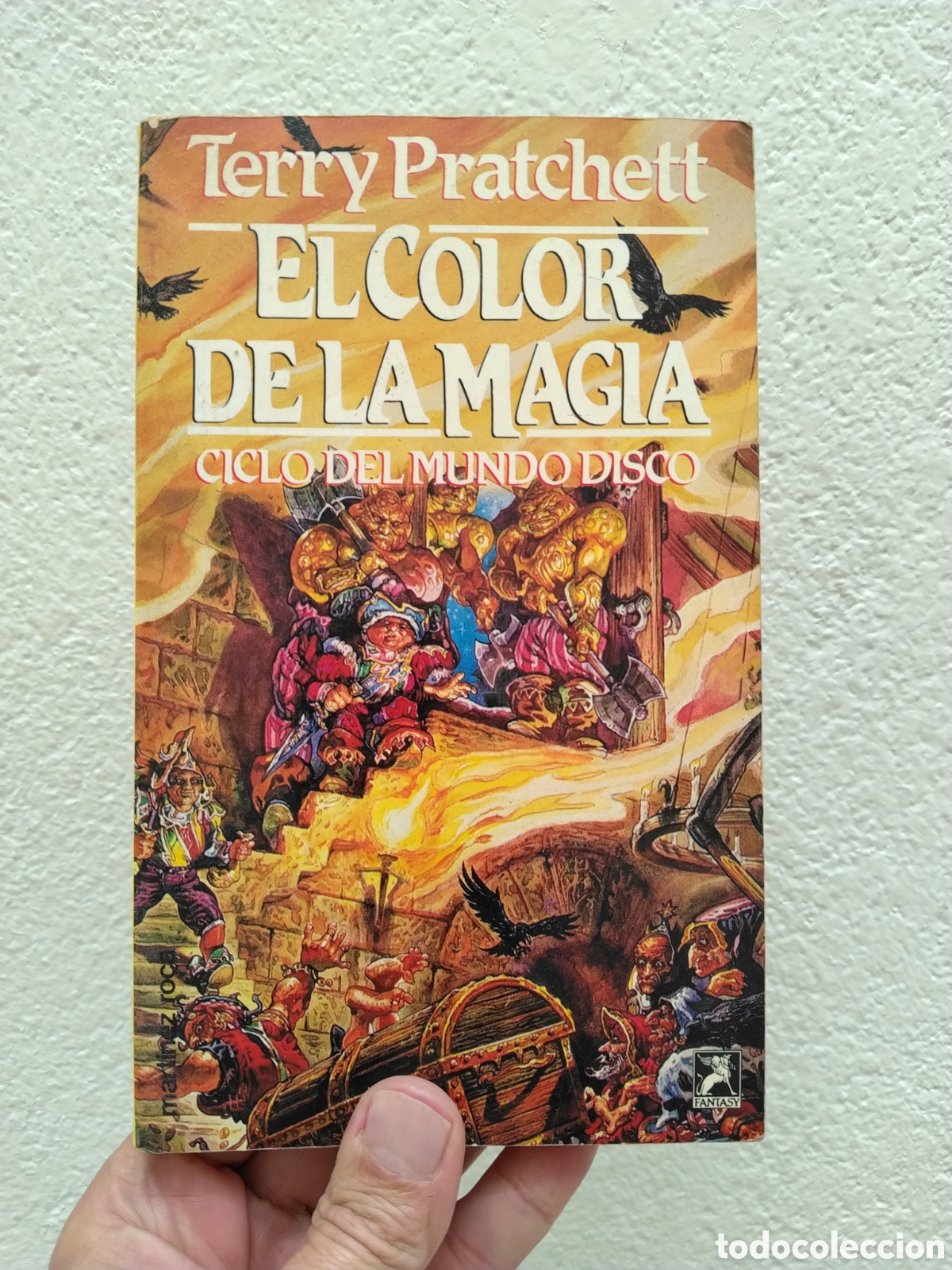 Livres: COLECCI&Oacute;N FANTASY 23. EL COLOR DE LA MAGIA - TERRY PRATCHETT - MART&Iacute;NEZ ROCA - 1989
